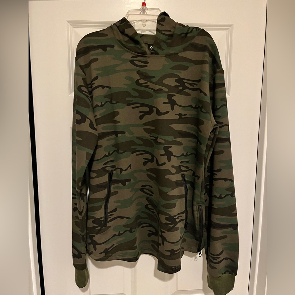 Youth XL Camouflage hoodie. Three available in the sizes M/L/XL